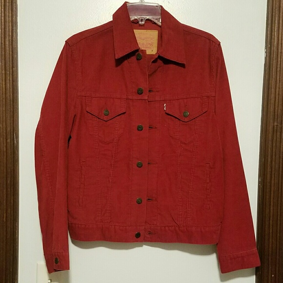 levi's red corduroy jacket
